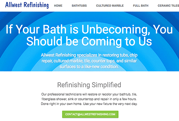 Allwest Refinishing Sink and Tub Refinishing
