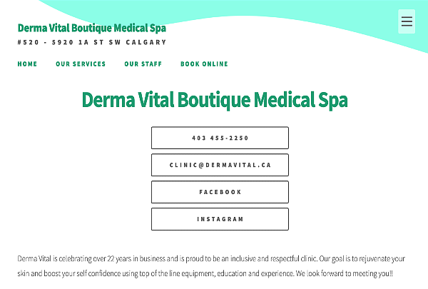 Derma Vital Spa Calgary