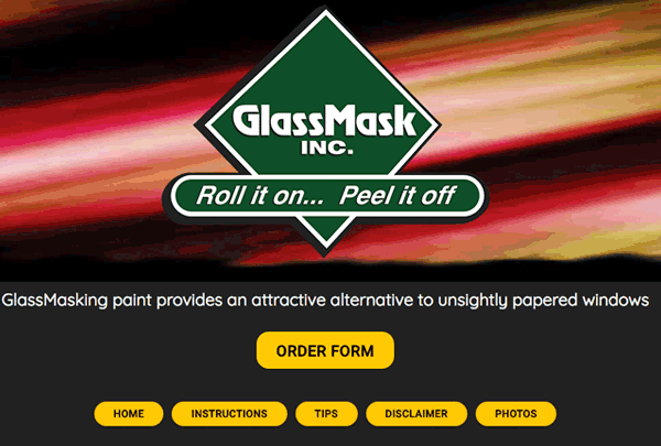 Glassmask Glass Paint
